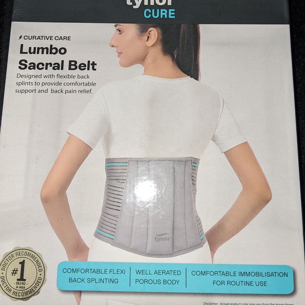 New -Small NOR Gray Lumbo Sacral Belt